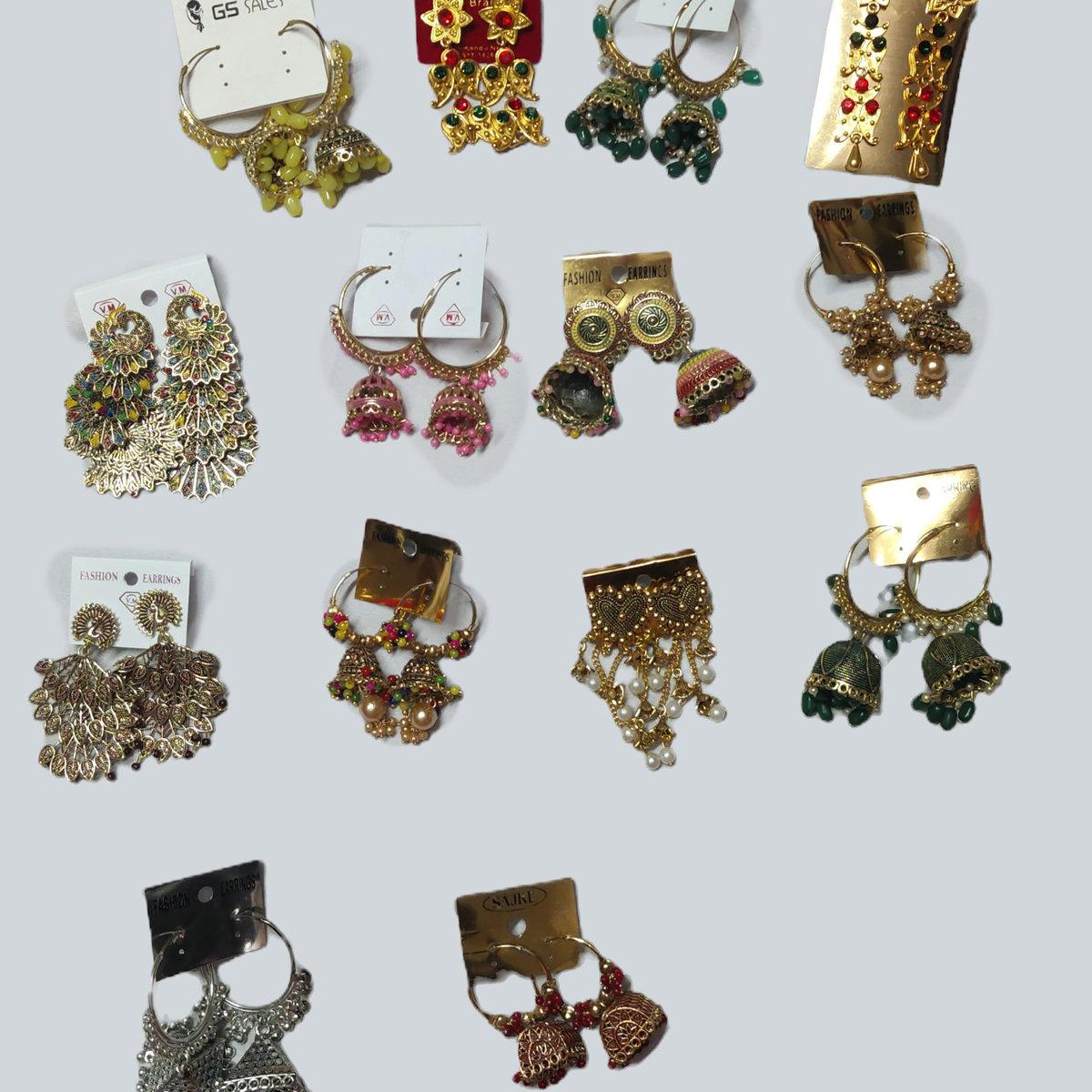 Traditional earrings jumka