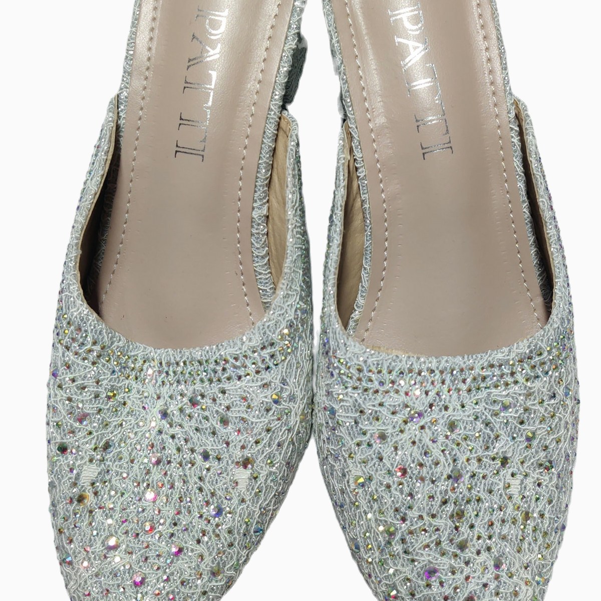 WHITE PARTY WEAR HEELS